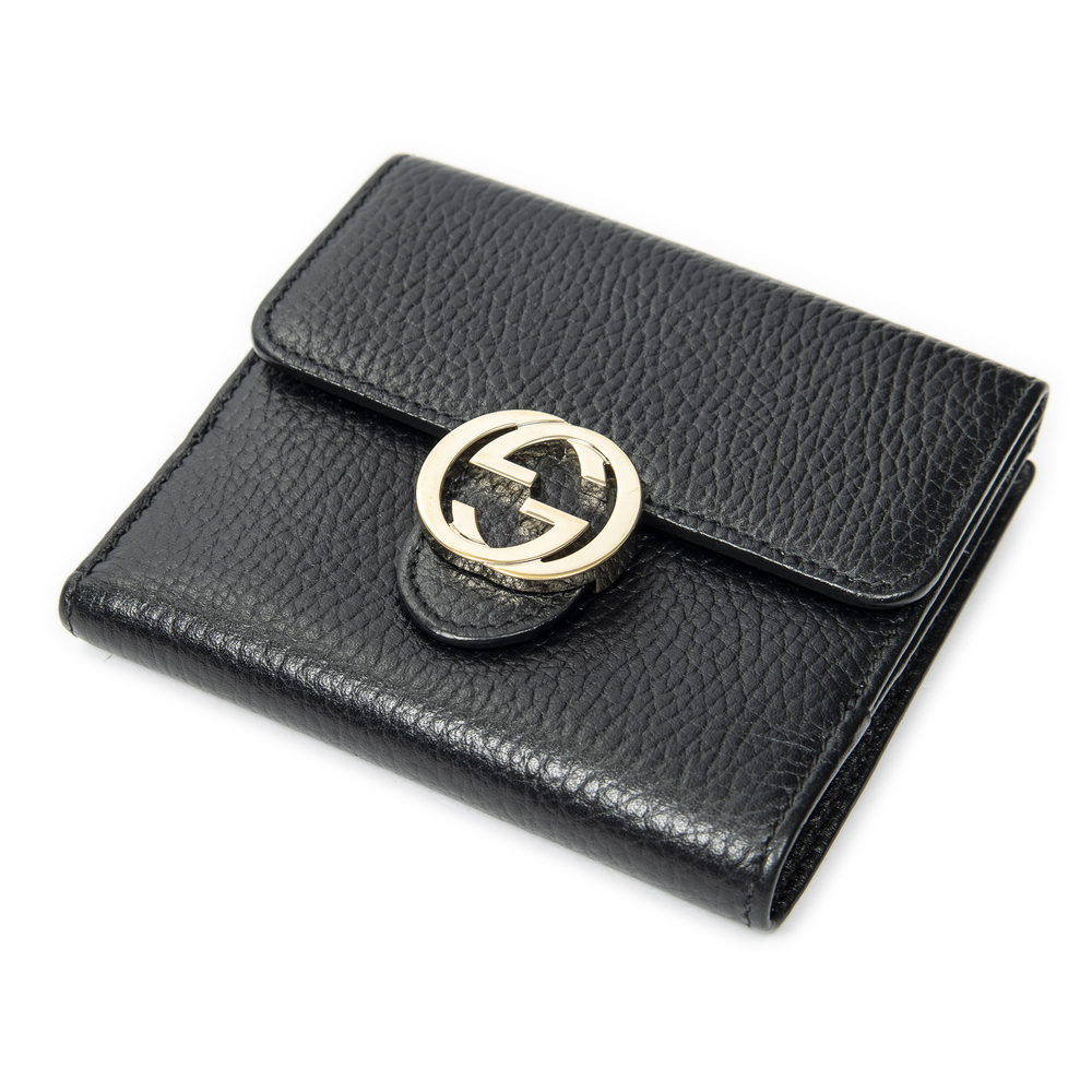 Gucci Interlocking G Compact French Wallet